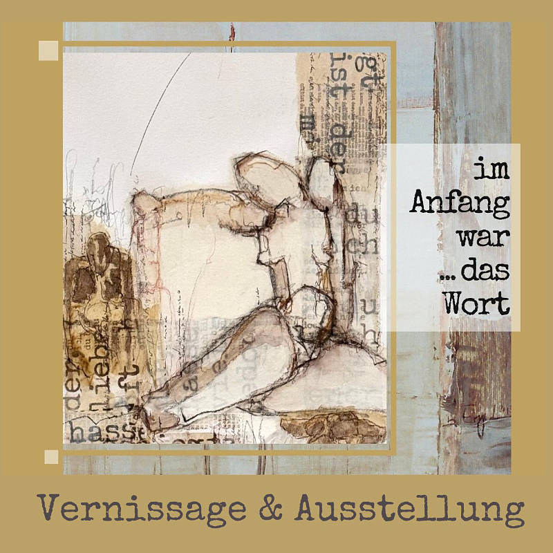 im Anfang war ... das Wort - Ausstellung in der Fouqué-Bibliothek in der Stadt Brandenburg